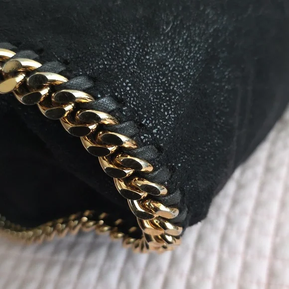 Falabella Stella McCartney fold-over tote bag Gold Chain - Picture 13 of 17